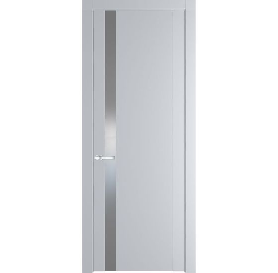 Межкомнатная дверь эмаль Profil Doors 1.2P лайт грей серебро матлак
