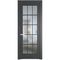 Межкомнатная дверь эмаль Profil Doors 4.1.2 (р.15) PD графит стекло матовое