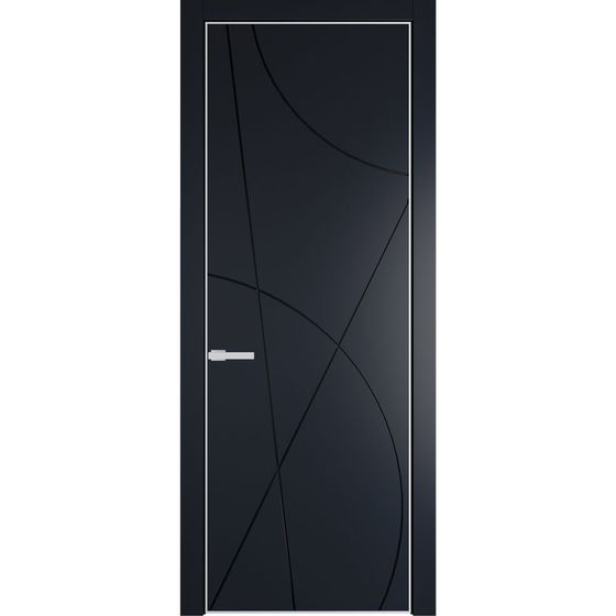 Фото межкомнатной двери эмаль Profil Doors 4PE нэви блу глухая кромка матовая
