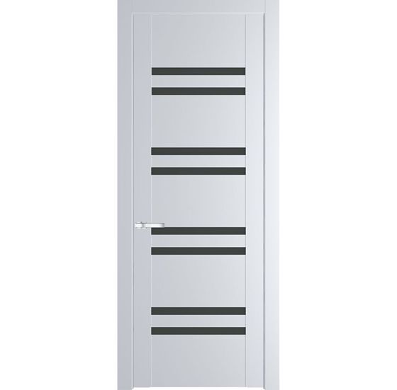 Межкомнатная дверь эмаль Profil Doors 1.6P вайт стекло графит