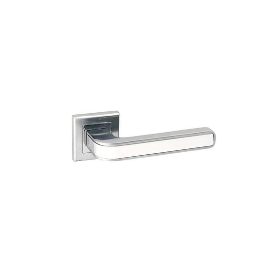 Фото дверной ручки PIEZA Q360 WHITE - CHROME