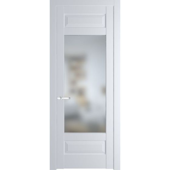 Межкомнатная дверь эмаль Profil Doors 4.3.3PD вайт остеклённая