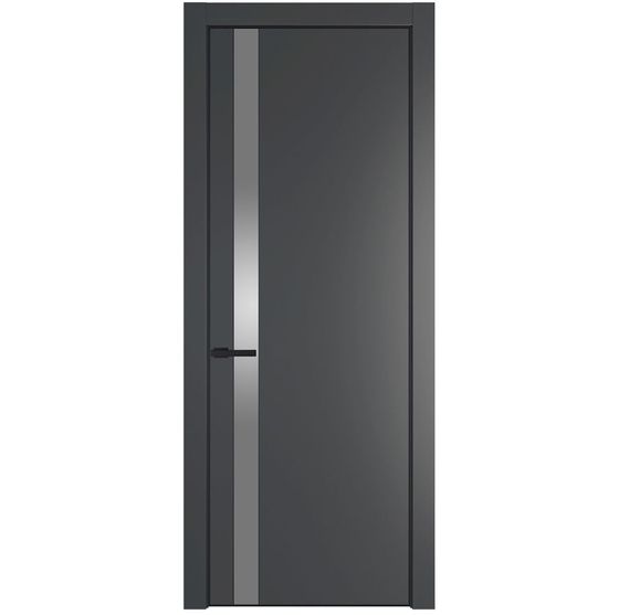 Profil Doors 18PA графит профиль чёрный матовый стекло серебро матлак