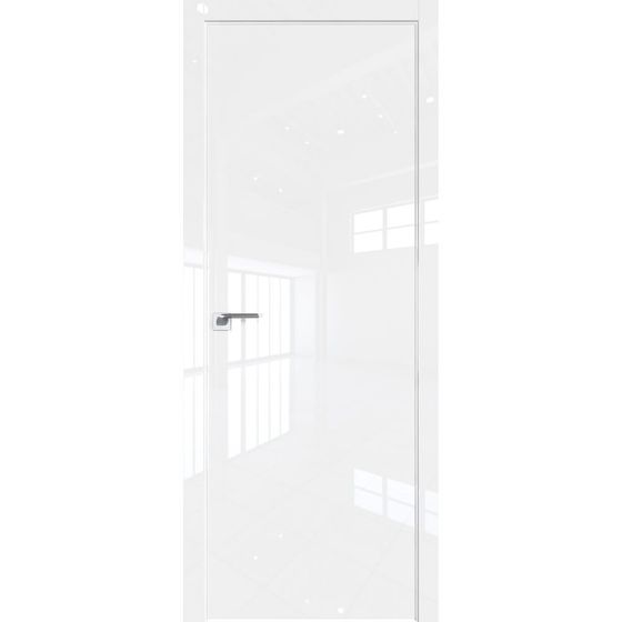 Межкомнатная дверь глянцевая Profil Doors 1LK белый люкс
