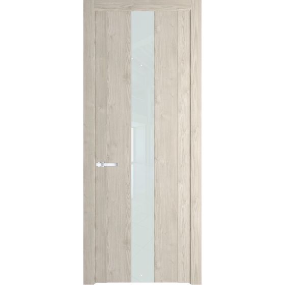 Межкомнатная дверь Profil Doors 1.9N каштан светлый стекло белый лак
