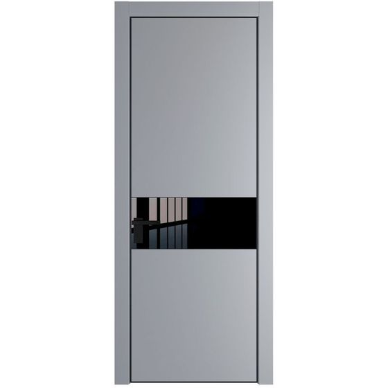 Profil Doors 17PA смоки профиль чёрный матовый стекло чёрный лак