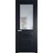 Межкомнатная дверь эмаль Profil Doors 1.5.3PD нэви блу остеклённая