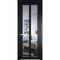 Межкомнатная дверь эмаль Profil Doors 1.7.2PD блэк остеклённая