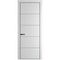 Profil Doors 15PA крем вайт профиль чёрный матовый