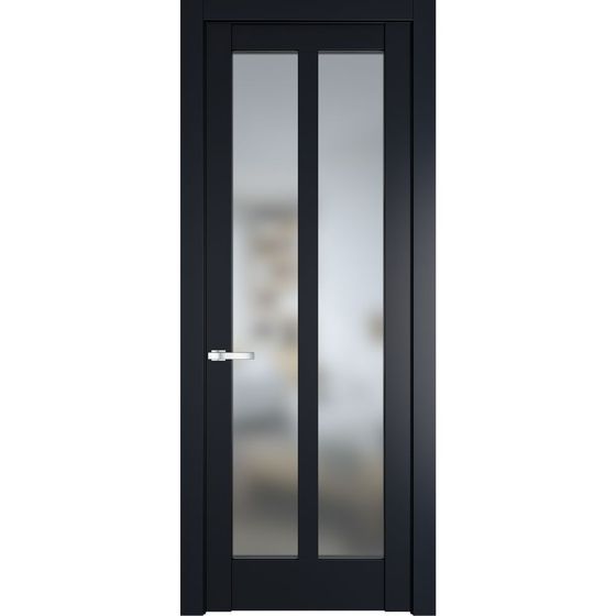 Межкомнатная дверь эмаль Profil Doors 4.7.2PD нэви блу остеклённая