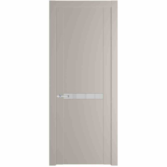 Межкомнатная дверь эмаль Profil Doors 1.4P сэнд стекло белый лак