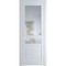 Межкомнатная дверь эмаль Profil Doors 4.5.4PD вайт остеклённая