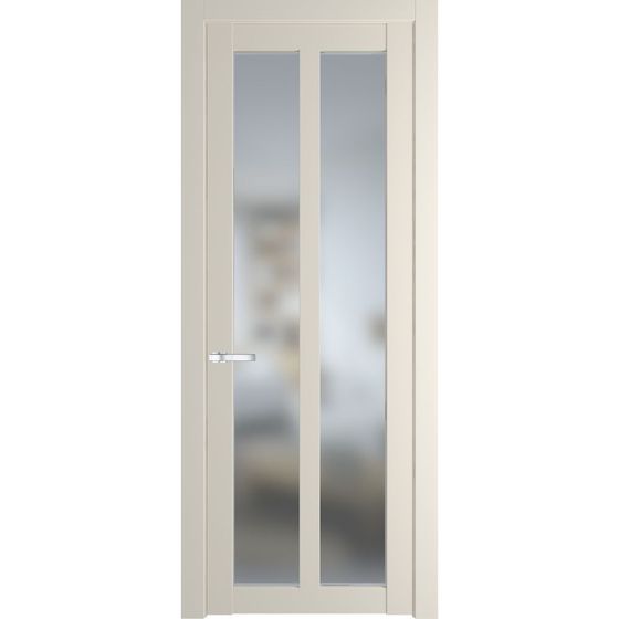 Межкомнатная дверь эмаль Profil Doors 1.7.2PD кремовая магнолия остеклённая