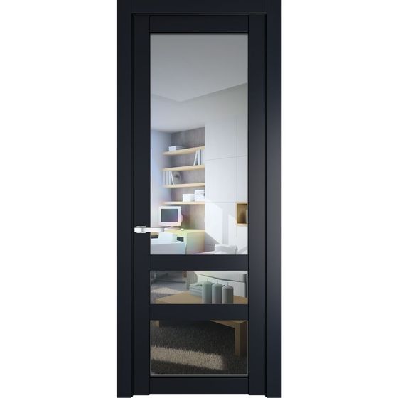 Межкомнатная дверь эмаль Profil Doors 2.5.2PD нэви блу остеклённая