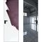 Межкомнатная дверь Profil Doors 0M кромка чёрная матовая внешняя сторона под окраску внутренняя сторона зеркало