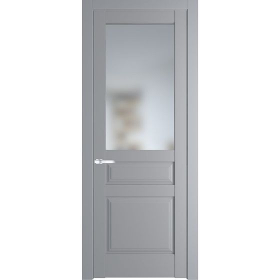 Межкомнатная дверь эмаль Profil Doors 4.5.3PD смоки остеклённая