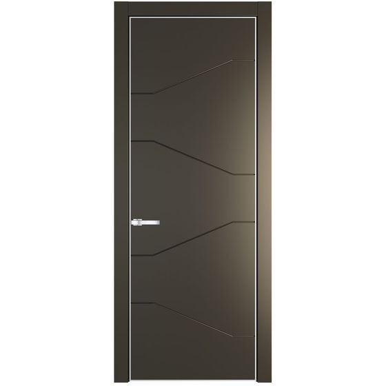Фото межкомнатной двери эмаль Profil Doors 2PE перламутр бронза глухая кромка матовая