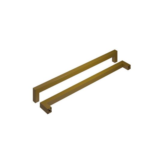 Дверная ручка-скоба Profil Doors Incontro 20x20 золотая для замка AGB TOUCH
