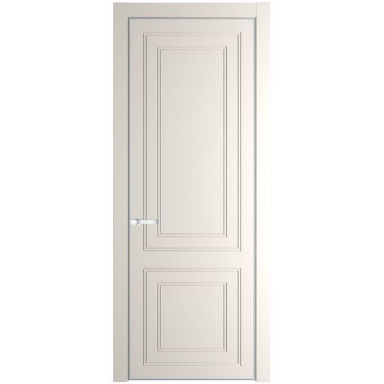 Profil Doors 27PA перламутр белый профиль серебро