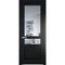 Межкомнатная дверь эмаль Profil Doors 3.5.4PD блэк остеклённая
