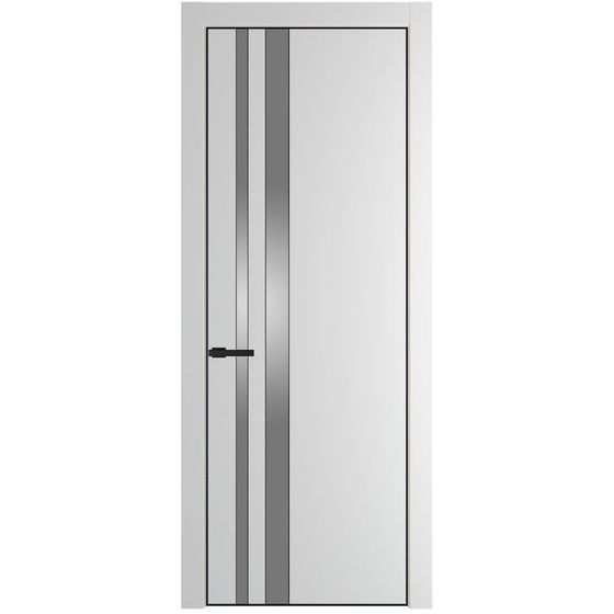 Profil Doors 20PA крем вайт профиль чёрный матовый стекло серебро матлак