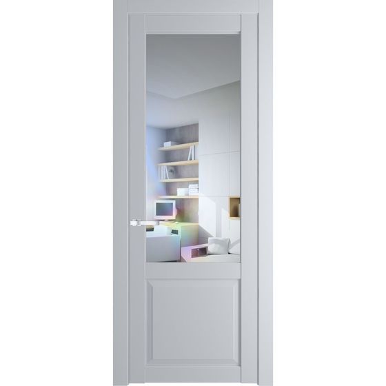Межкомнатная дверь эмаль Profil Doors 2.2.2PD лайт грей остеклённая