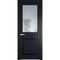 Межкомнатная дверь эмаль Profil Doors 4.5.3PD нэви блу остеклённая