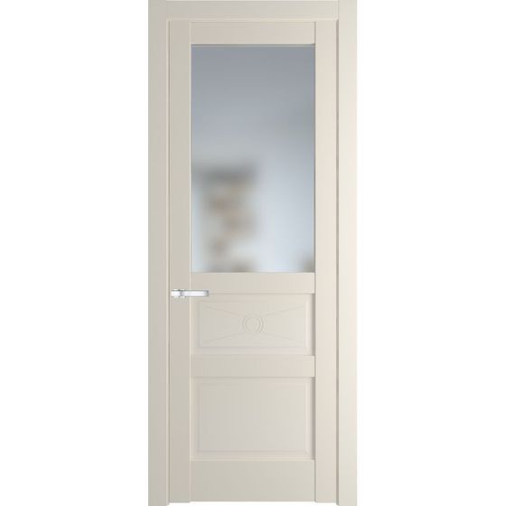 Межкомнатная дверь эмаль Profil Doors 1.5.2PM кремовая магнолия остеклённая