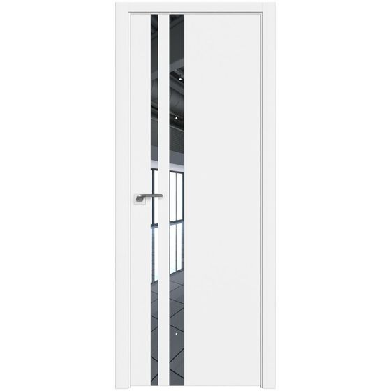 Межкомнатная дверь unilack Profil Doors 16E аляска со вставкой