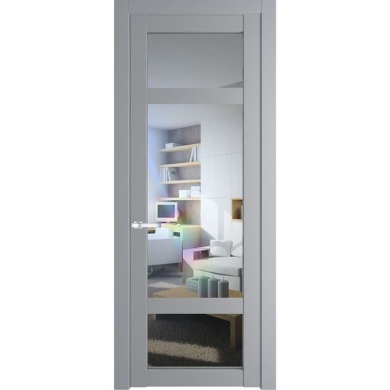 Межкомнатная дверь эмаль Profil Doors 2.3.2PD смоки остеклённая