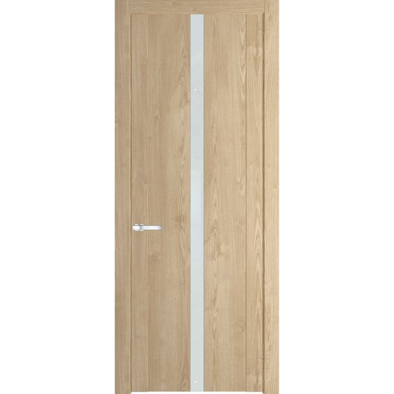 Межкомнатная дверь Profil Doors 1.8N каштан натуральный стекло белый лак
