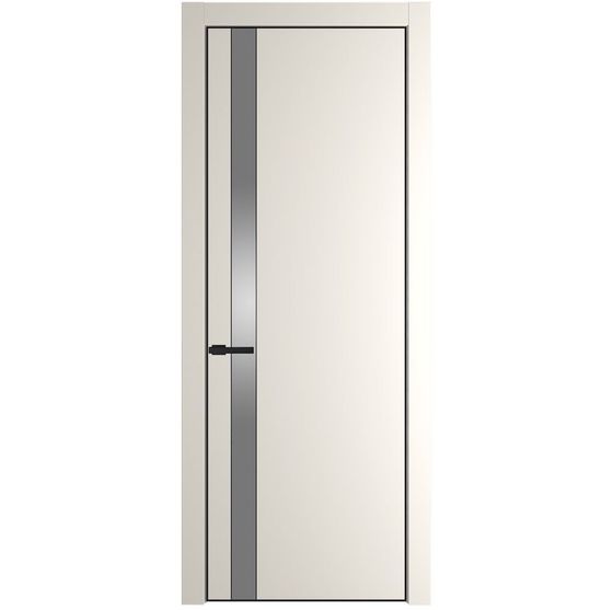 Profil Doors 18PA перламутр белый профиль чёрный матовый стекло серебро матлак