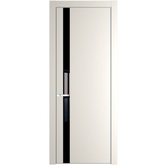 Profil Doors 18PA перламутр белый профиль серебро стекло чёрный лак