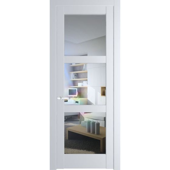 Межкомнатная дверь эмаль Profil Doors 4.6.2PD вайт остеклённая