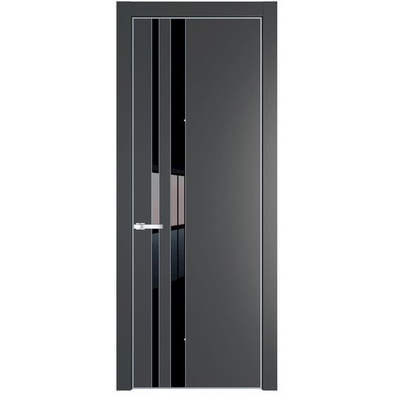 Profil Doors 20PA графит профиль серебро стекло чёрный лак
