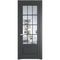 Межкомнатная дверь эмаль Profil Doors 3.2.2 (р.12) PD графит стекло прозрачное