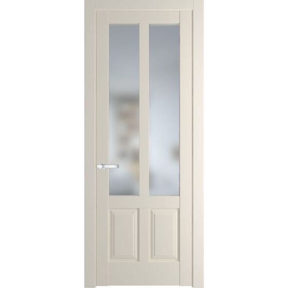 Межкомнатная дверь эмаль Profil Doors 4.8.2PD кремовая магнолия остеклённая