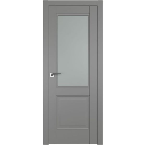 Фото межкомнатной двери unilack Profil Doors 90U грей стекло матовое