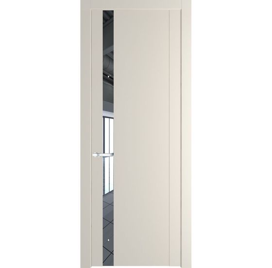 Межкомнатная дверь эмаль Profil Doors 1.2P кремовая магнолия зеркало