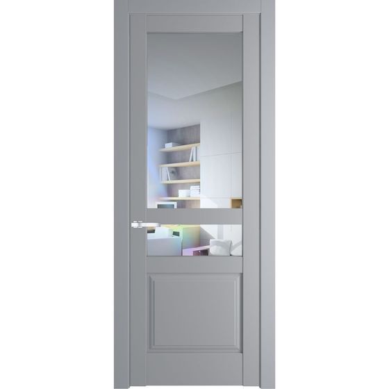 Межкомнатная дверь эмаль Profil Doors 4.5.4PD смоки остеклённая