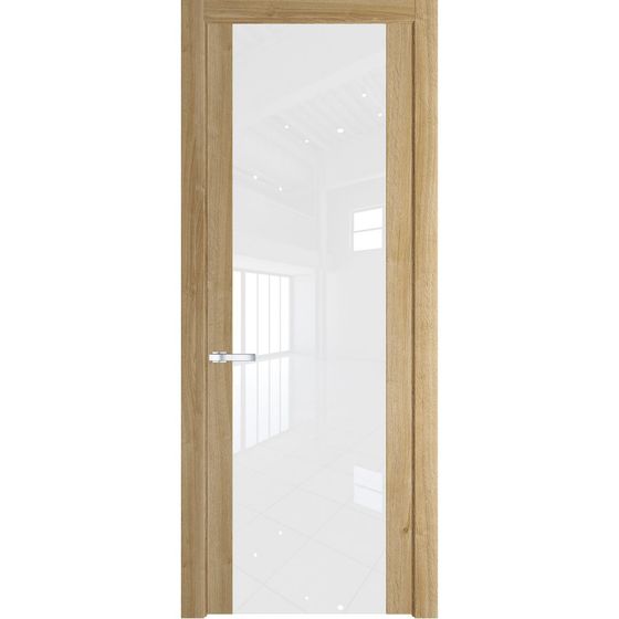 Межкомнатная дверь Profil Doors 1.7N дуб карамель стекло лак классик