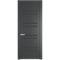 Межкомнатная дверь эмаль Profil Doors 1.6P графит стекло графит