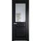 Межкомнатная дверь эмаль Profil Doors 4.5.3PD блэк остеклённая