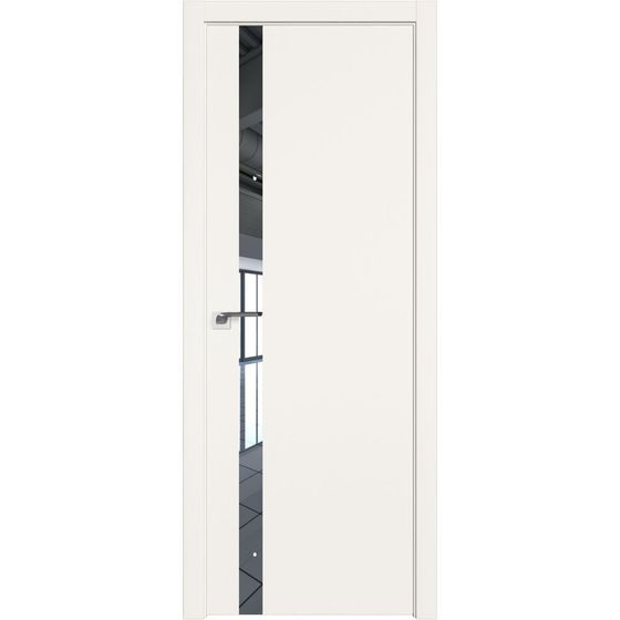 Межкомнатная дверь unilack Profil Doors 6E дарквайт со вставкой