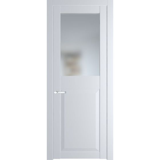Межкомнатная дверь эмаль Profil Doors 1.6.2PD вайт остеклённая