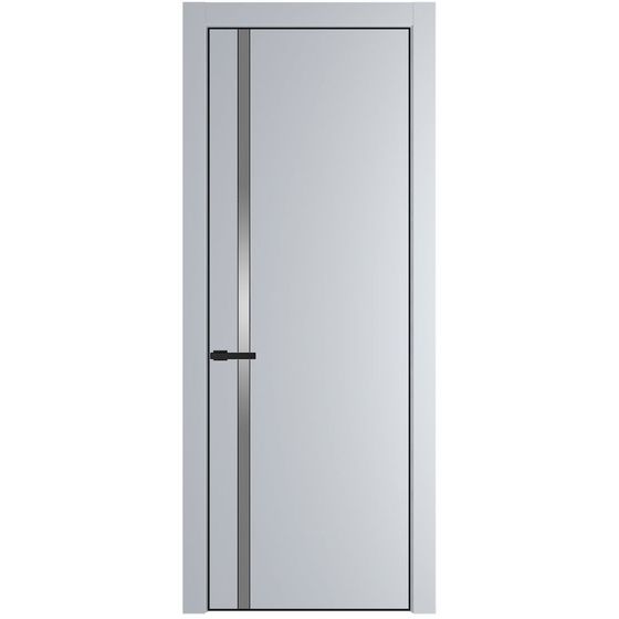 Profil Doors 21PA лайт грей профиль чёрный матовый стекло серебро матлак
