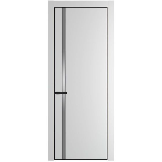 Profil Doors 21PA крем вайт профиль чёрный матовый стекло серебро матлак