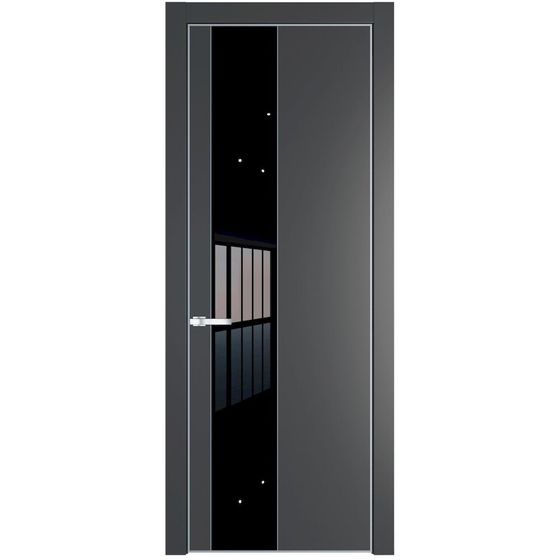 Profil Doors 19PA графит профиль серебро стекло чёрный лак