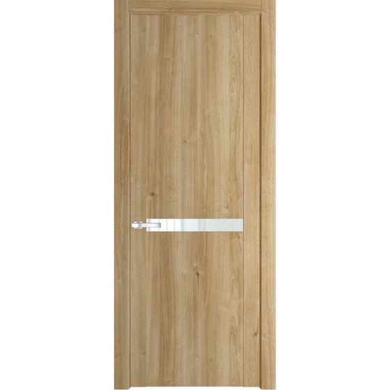 Межкомнатная дверь Profil Doors 1.4N дуб карамель стекло белый лак