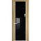 Межкомнатная дверь Profil Doors 1.7N дуб карамель стекло чёрный лак